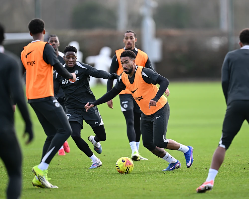 Chelsea training gallery as first team player missing
